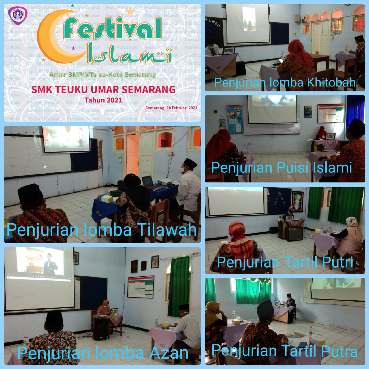 Pengumuman Juara Festival Islami Gebyar ke-29 SMK Teuku Umar Semarang