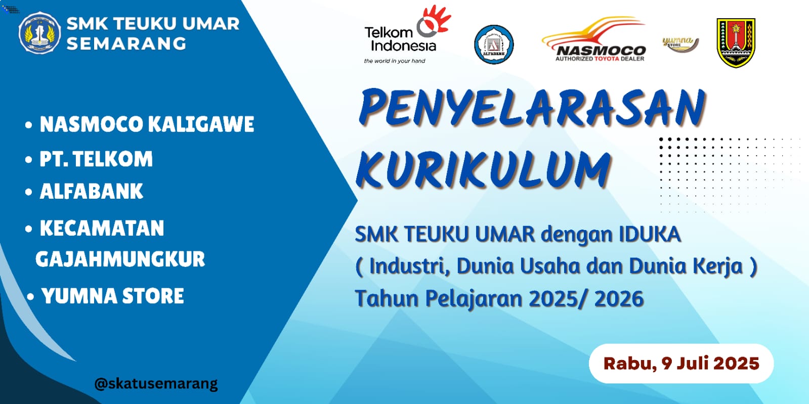 Penyelarasan Kurikulum SMK Teuku Umar dengan IDUKA Tahun 2025/2026: Langkah Strategis Menyambut Dunia Kerja